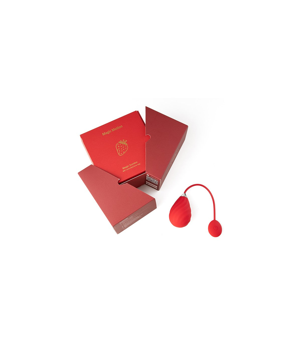 MAGIC MOTION HUEVO VIBRADOR MAGIC SUNDAE ROJO APP