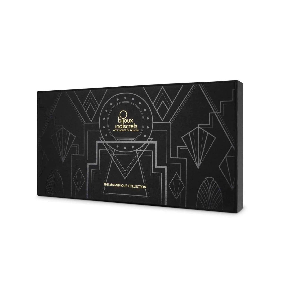 Magnifique - Látigo de cadena metálica / Collar oro y plata