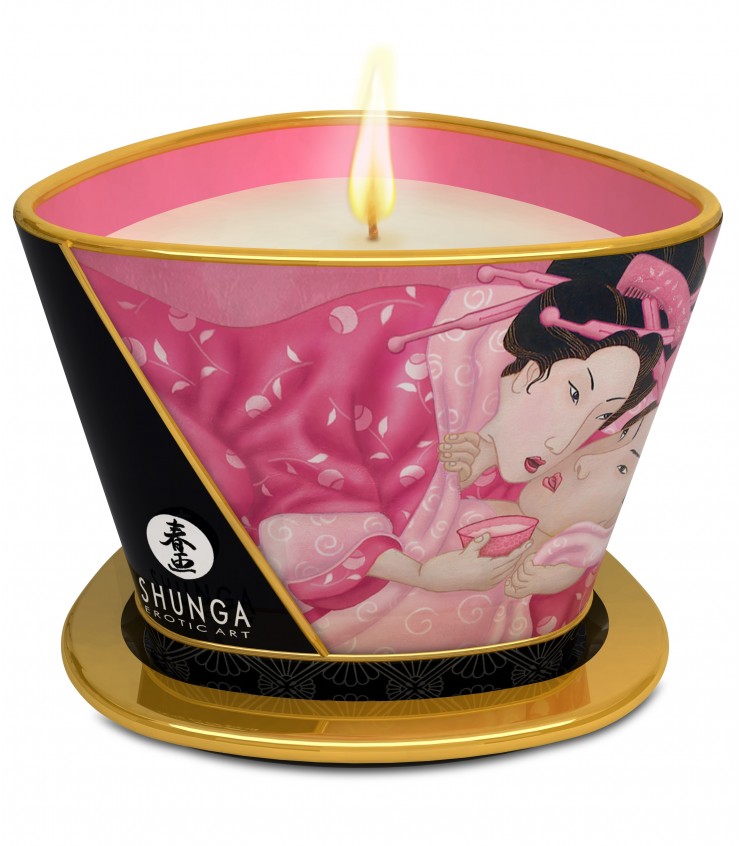VELA DE MASAJE VAINILL,ROSA Y MAS OLORES A 170ML