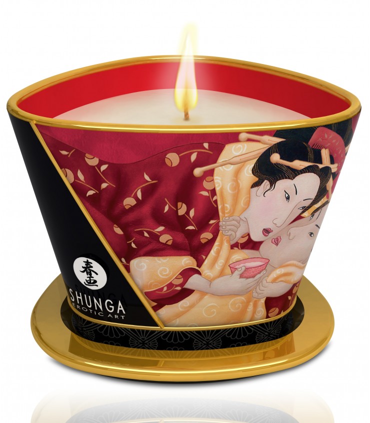 VELA DE MASAJE VAINILL,ROSA Y MAS OLORES A 170ML