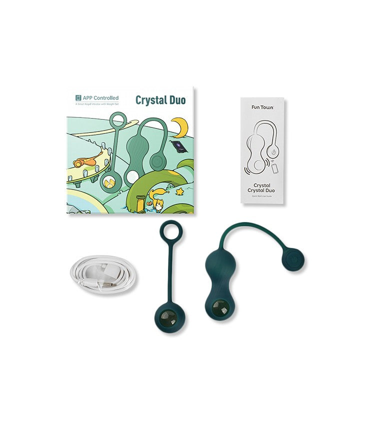MAGIC MOTION SET BOLAS CRYSTAL DUO SMART KEGEL