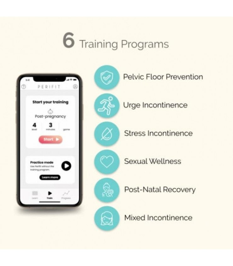 PERIFIT EJERCITADOR SUELO PÉLVICO APP ROSA PERIFIT
