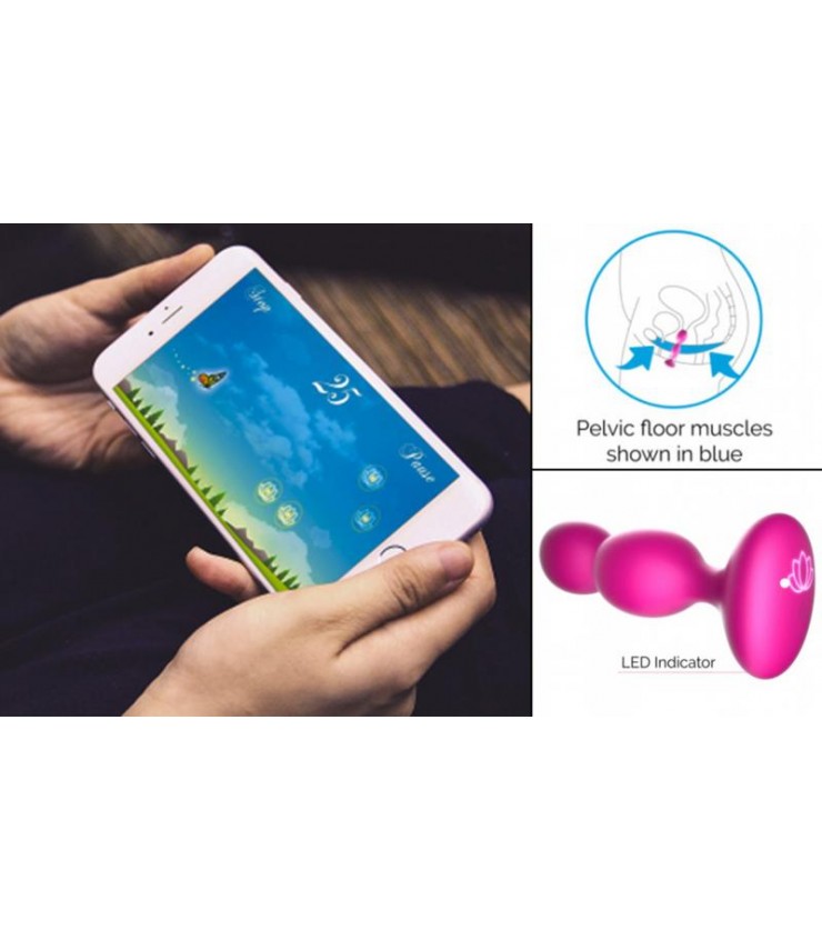 PERIFIT EJERCITADOR SUELO PÉLVICO APP ROSA PERIFIT