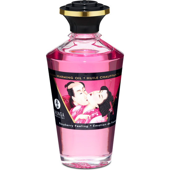 SHUNGA ACEITE SENSACIÓN EFECTO CALOR FRAMBUESA 100 ML