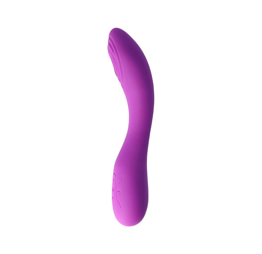 Vibrador Tapping recargable v8 morado