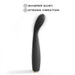 VIBRADOR RECARGABLE G-SLIM NEGRO