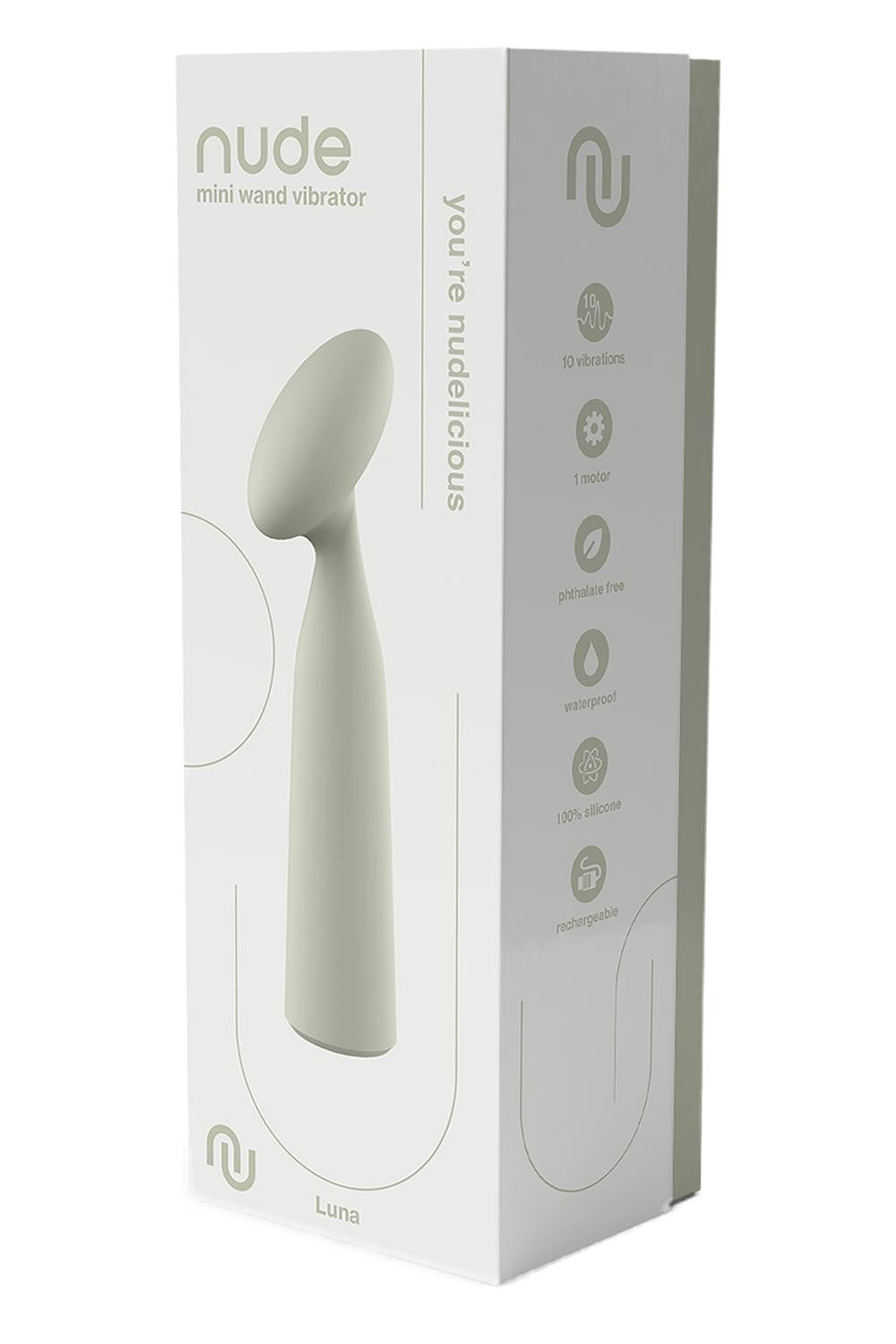 NUDE LUNA MINI WAND VIBRATOR