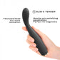 VIBRADOR RECARGABLE G-SLIM NEGRO