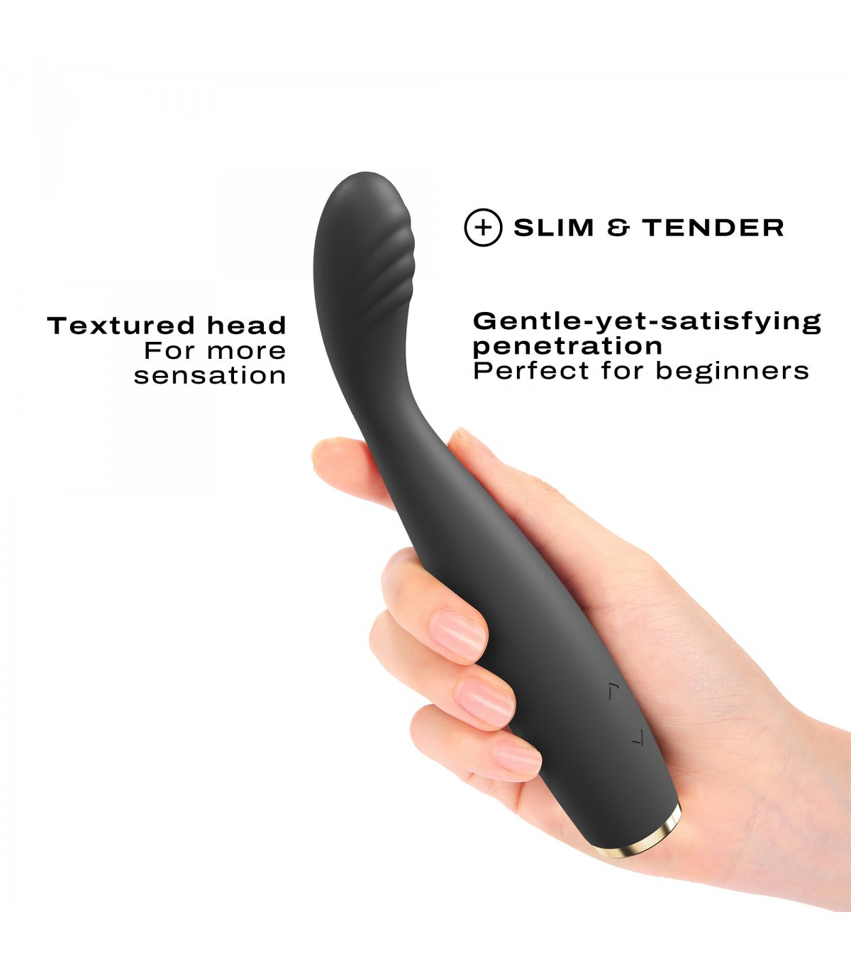 VIBRADOR RECARGABLE G-SLIM NEGRO