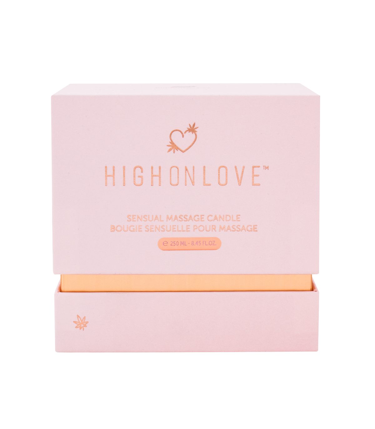 HighOnLove różana świeca do masażu Massage Candle 250 ml