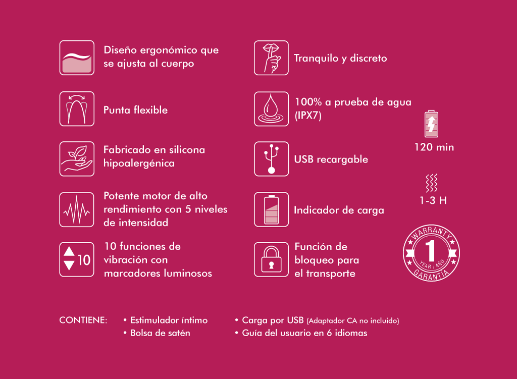 SHUNGA VIBRADOR MASAJEADOR OBI USB DIFERENTES COLORES