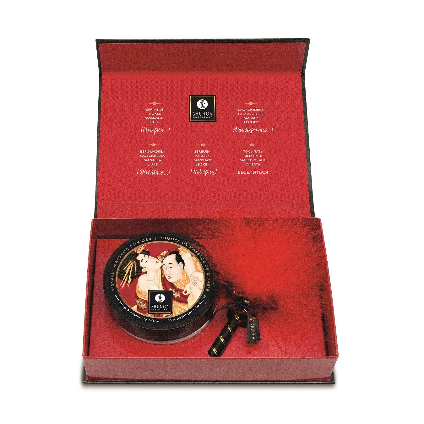 SHUNGA POLVOS CORPORALES 75 GR. FRESAS CHAMPAGNE