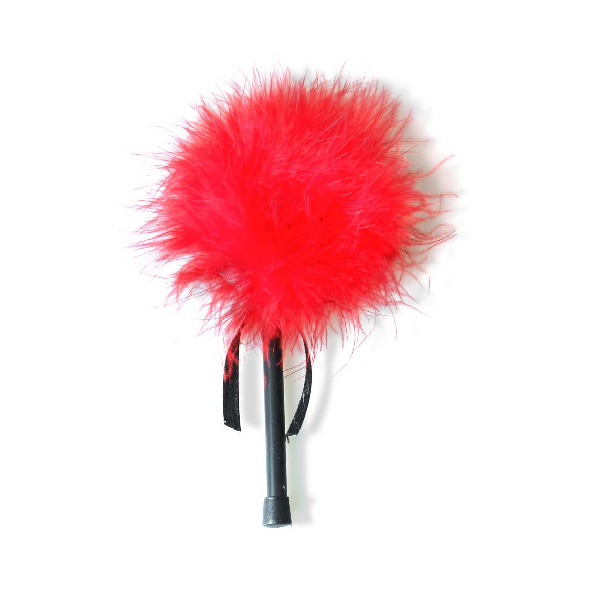 MINI COSQUILLADOR DE PLUMAS ROJAS