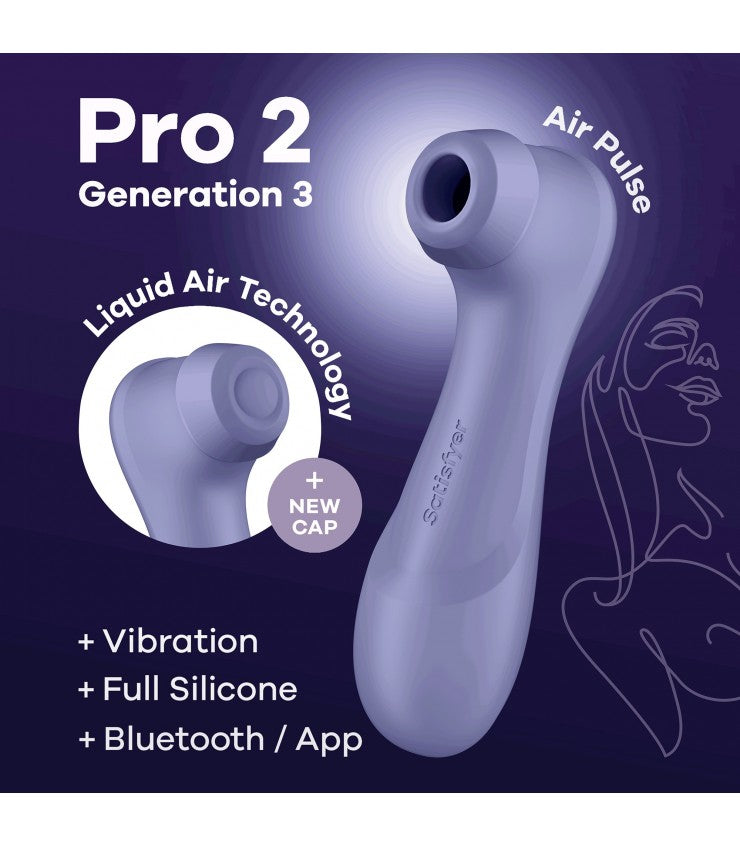 SATISFYER PRO 2 GENERATION 3 APP LILA