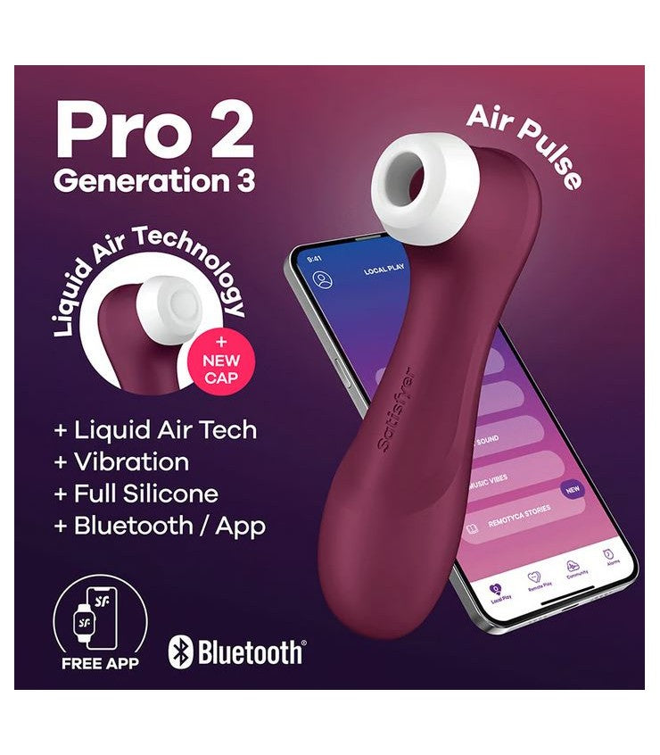 SATISFYER PRO 2 GENERATION 3 APP VINO