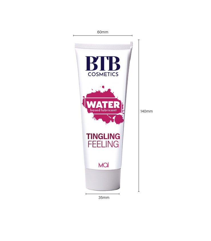 BTB LUBRICANTE BASE AGUA TINGLING EFFECT 100 ML