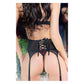 BODY CON TANGA NEGRO-ROSA